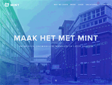 Tablet Screenshot of mint.nl